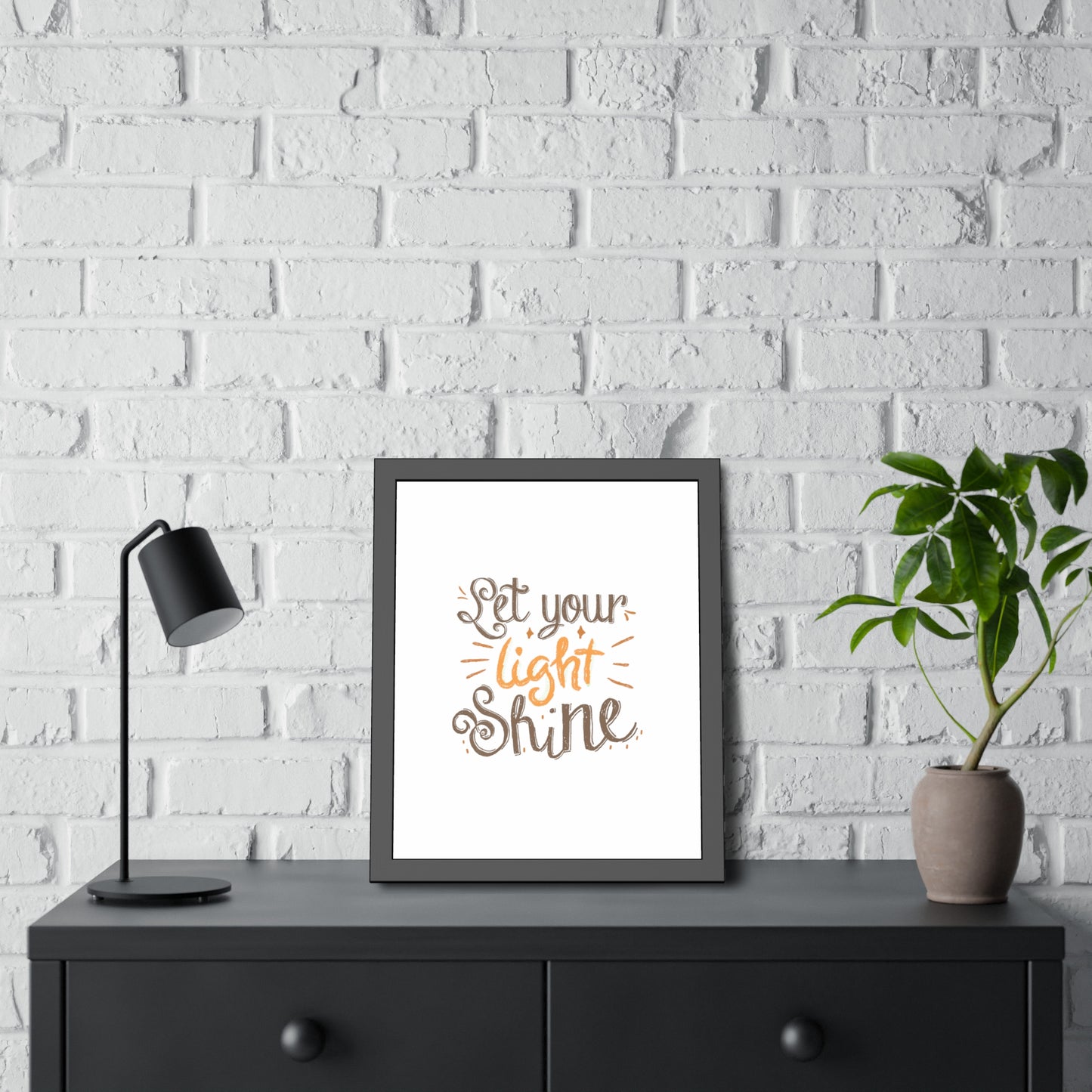 Let Your Light Shine | Poster Frame