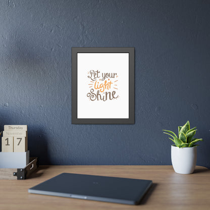 Let Your Light Shine | Poster Frame