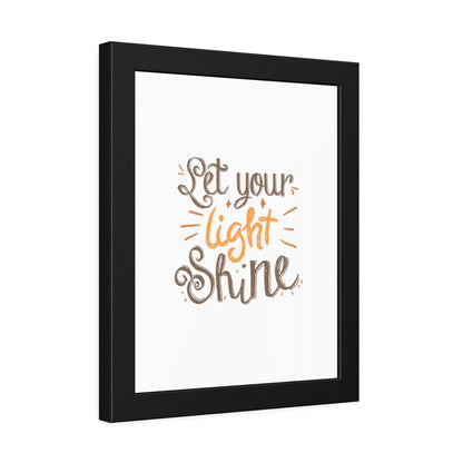 Let Your Light Shine | Poster Frame