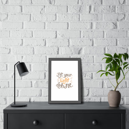 Let Your Light Shine | Poster Frame