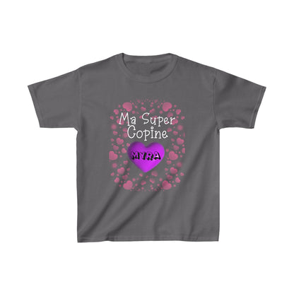 Personalized Kids Cotton T-shirt - Ma Copine