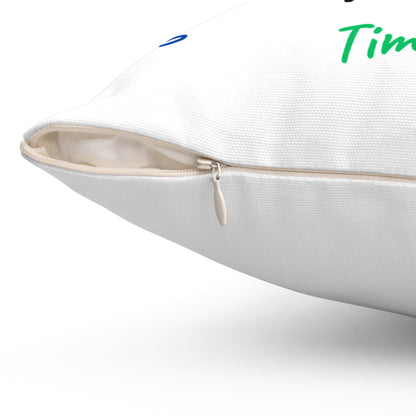 Bonne Chance | Polyester Square Pillow