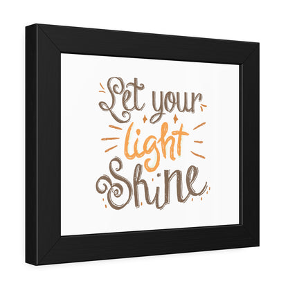 Let Your Light Shine | Poster Frame