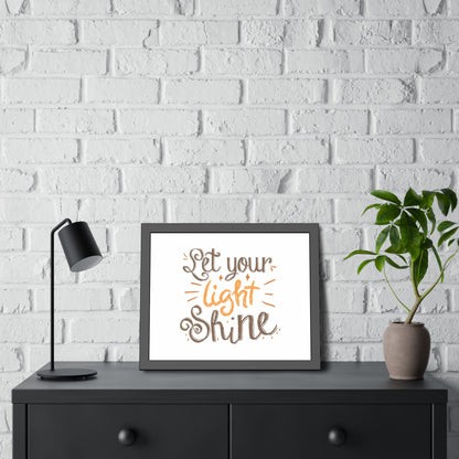 Let Your Light Shine | Poster Frame