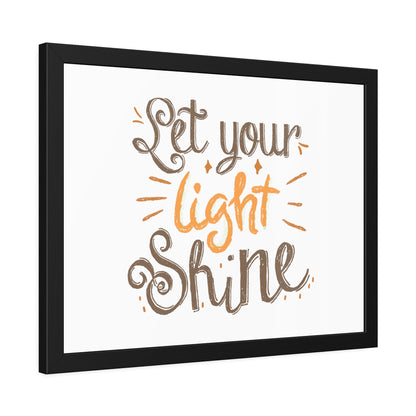 Let Your Light Shine | Poster Frame