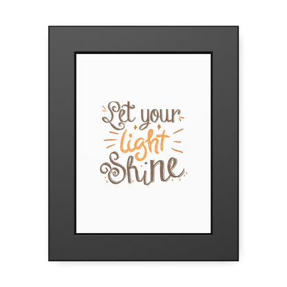 Let Your Light Shine | Poster Frame