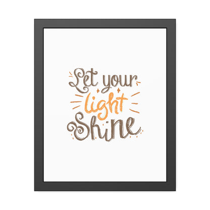 Let Your Light Shine | Poster Frame