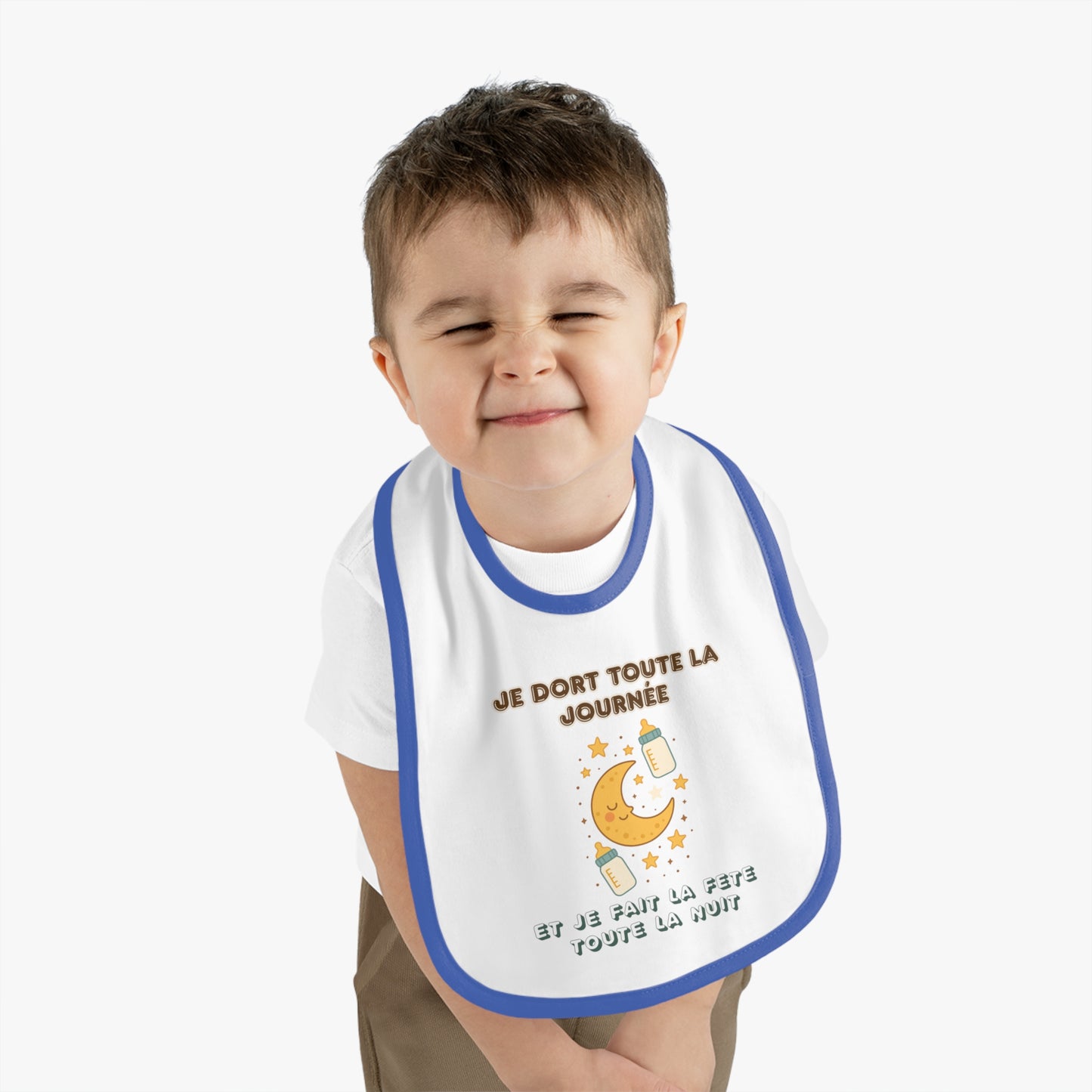 Personalized Baby Bib – Soft, Stylish & Practical | Je Dort Toute La Journèe