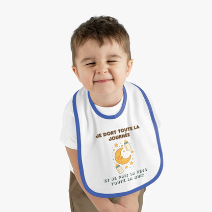 Personalized Baby Bib – Soft, Stylish & Practical | Je Dort Toute La Journèe