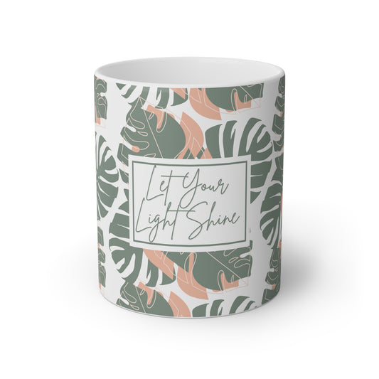 Let Your Light Shine - Colored Pattern | Ceramic Coffee Cup
