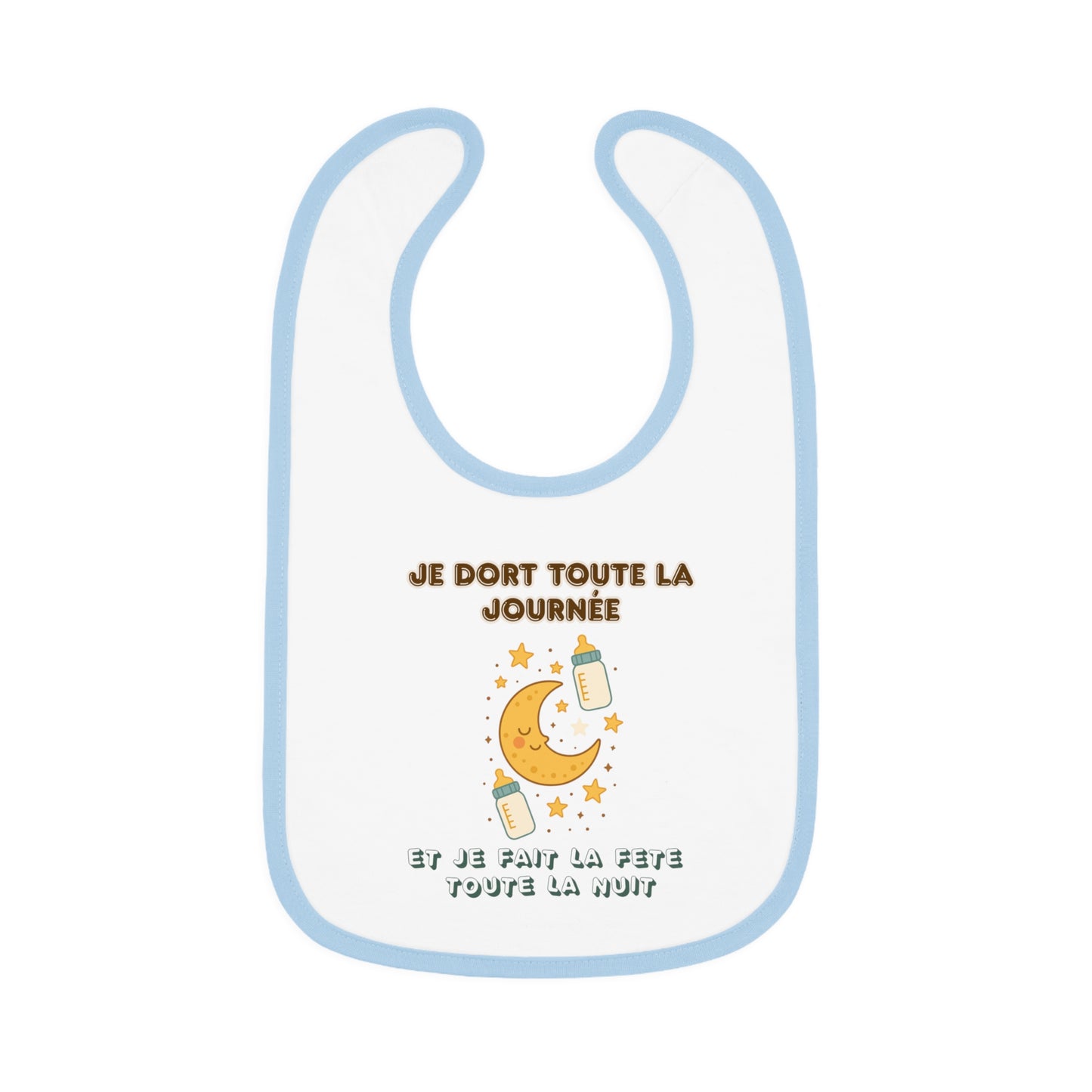 Personalized Baby Bib – Soft, Stylish & Practical | Je Dort Toute La Journèe