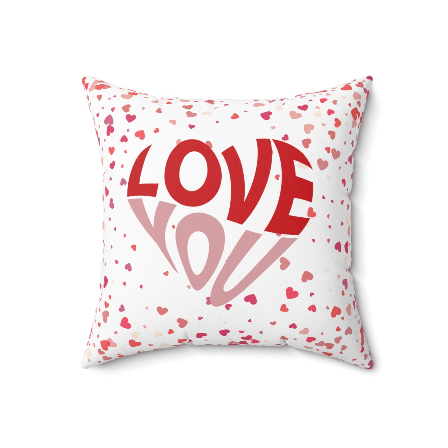 Romantic Love Pillow | Spun Polyester Square Pillow