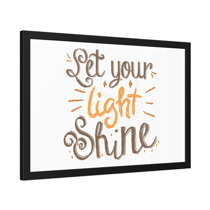 Let Your Light Shine | Poster Frame