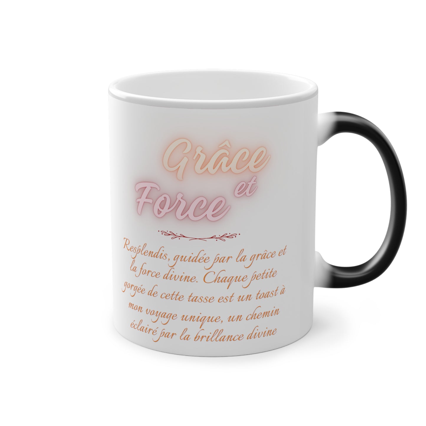 Nom personnalisé et signification | Tasse en céramique réactive à la chaleur