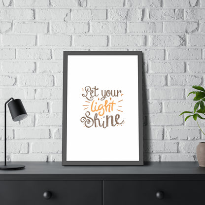 Let Your Light Shine | Poster Frame