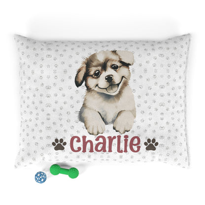 Pet Name - Charlie | Personalized Cozy Pet Bed for Your Furry Friend