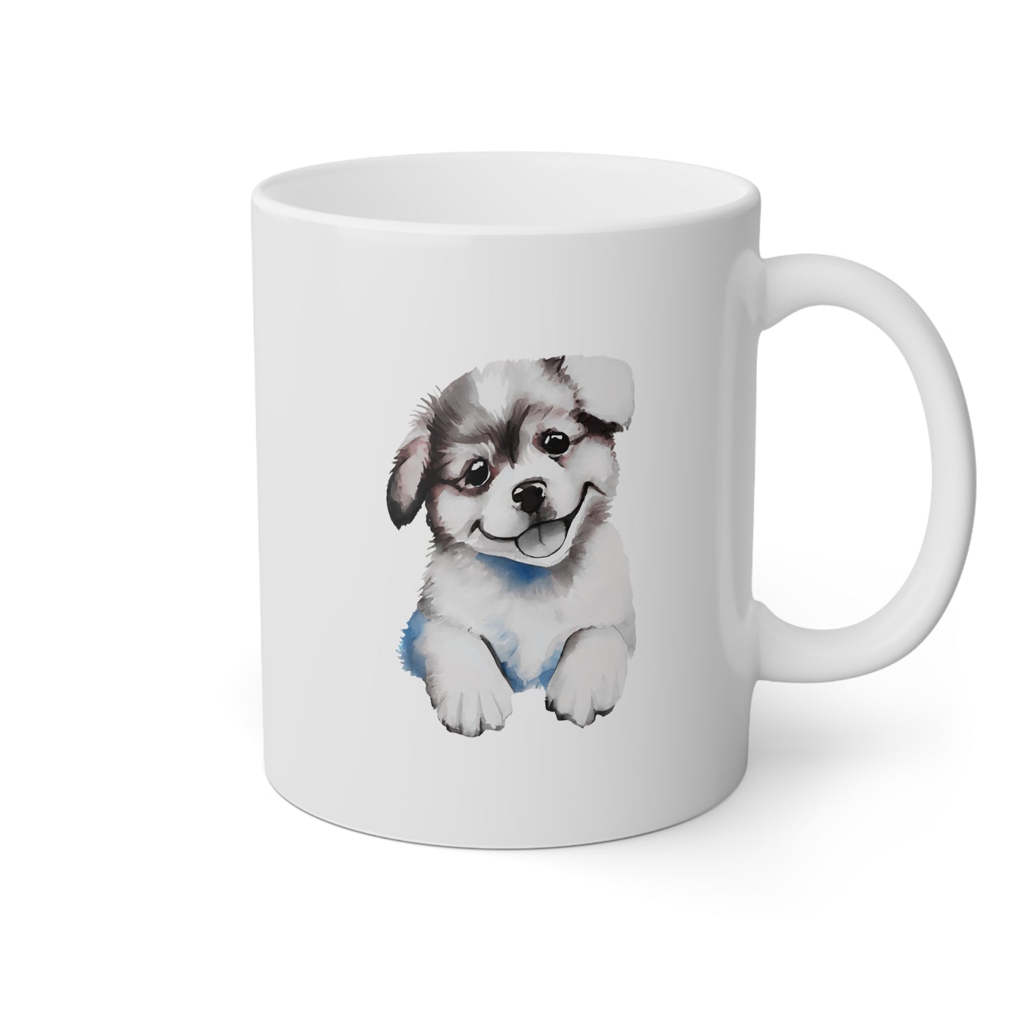 La vie est nettement meilleure avec un chien | Tasse à café en céramique