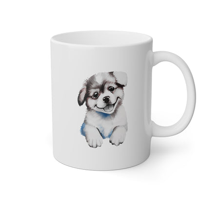 La vie est nettement meilleure avec un chien | Tasse à café en céramique