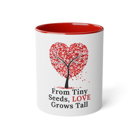 From Tiny Seeds | Valentine's Ceramic Coffee Cup