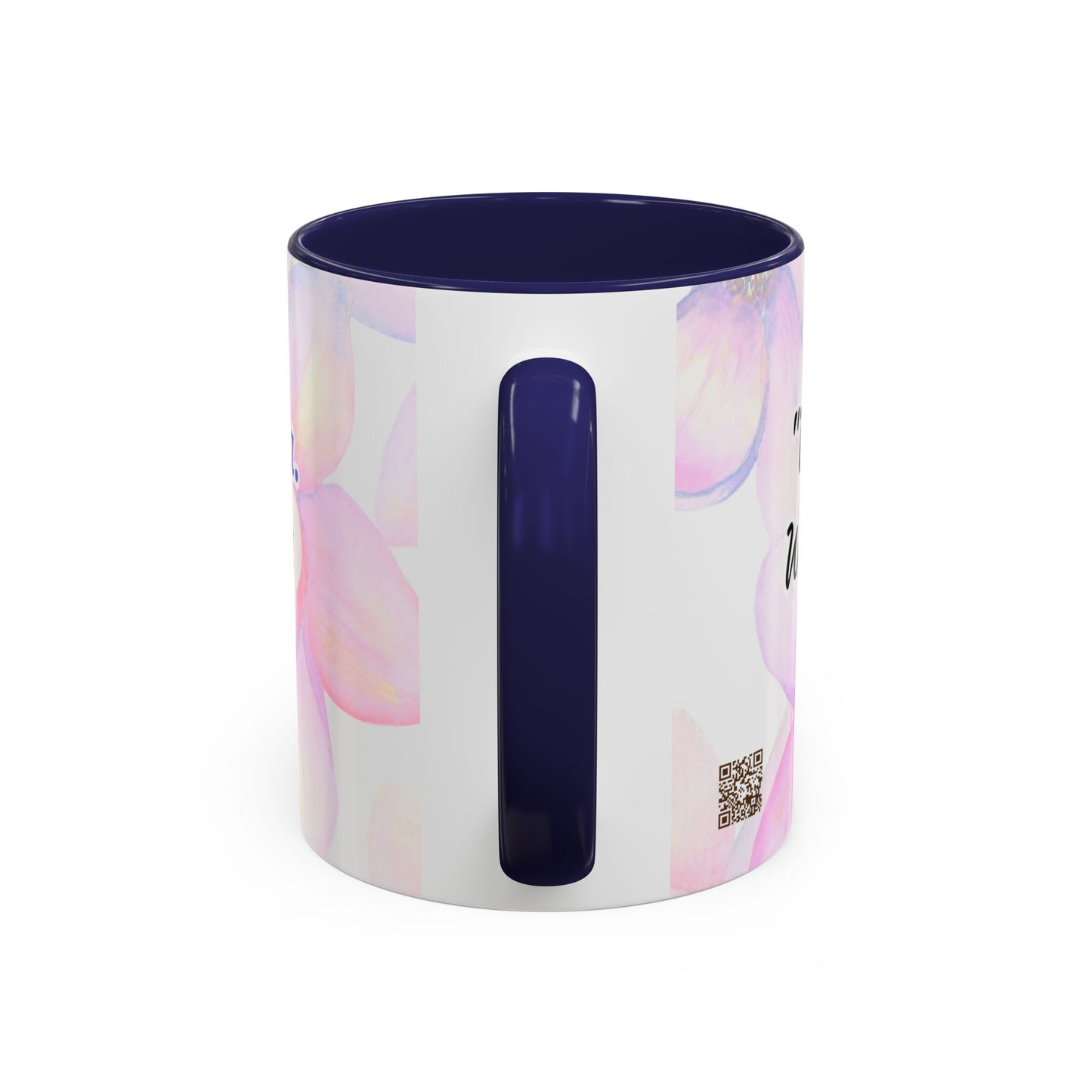 Accent Coffee Mug — Inspirational Kinyarwanda Love Quote on Floral Background (11/15 oz)