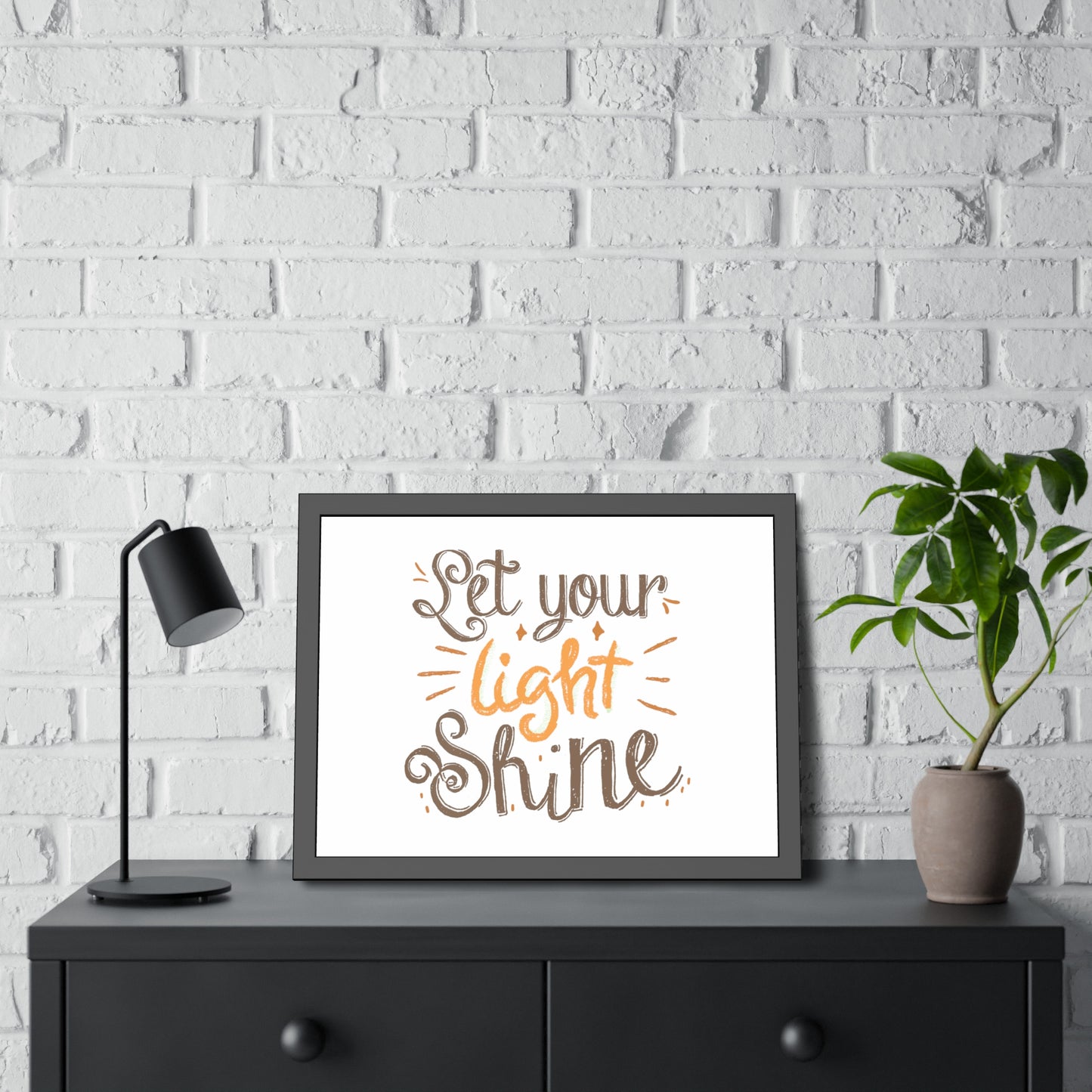 Let Your Light Shine | Poster Frame