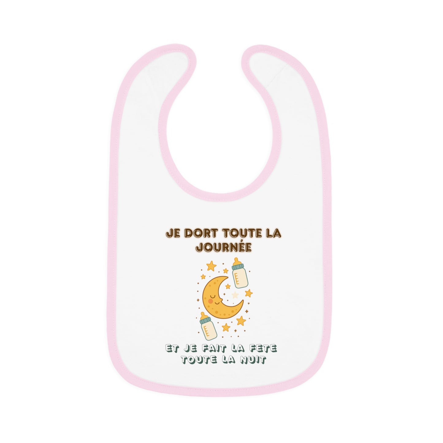 Personalized Baby Bib – Soft, Stylish & Practical | Je Dort Toute La Journèe