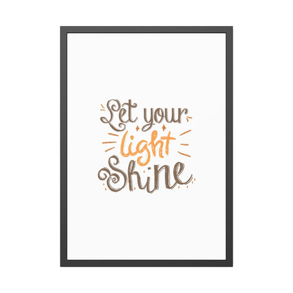 Let Your Light Shine | Poster Frame