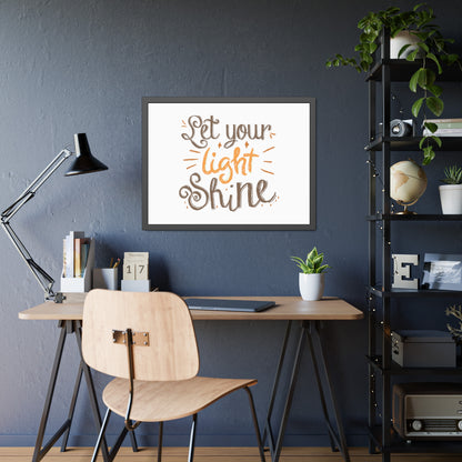 Let Your Light Shine | Poster Frame