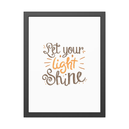 Let Your Light Shine | Poster Frame