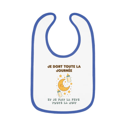 Personalized Baby Bib – Soft, Stylish & Practical | Je Dort Toute La Journèe