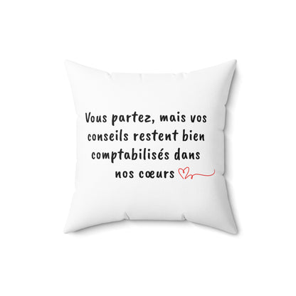 Bonne Chance | Polyester Square Pillow