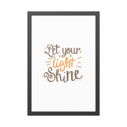 Let Your Light Shine | Poster Frame