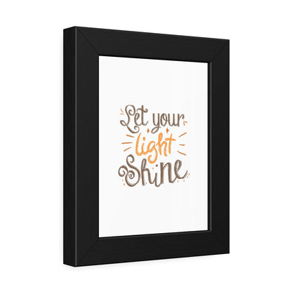 Let Your Light Shine | Poster Frame