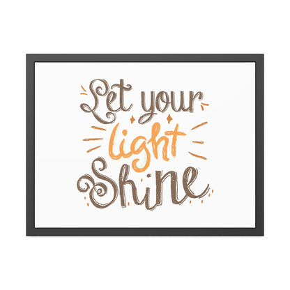 Let Your Light Shine | Poster Frame