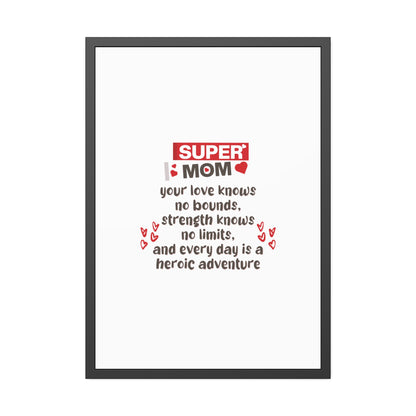 super-maman-cadre-de-poster