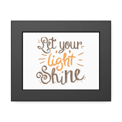 Let Your Light Shine | Poster Frame