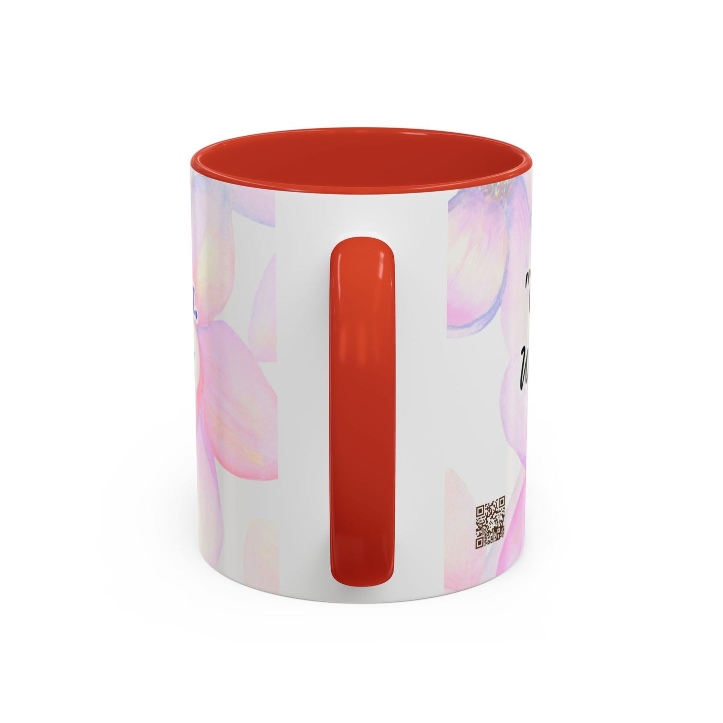 Accent Coffee Mug — Inspirational Kinyarwanda Love Quote on Floral Background (11/15 oz)
