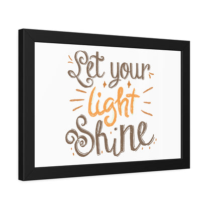 Let Your Light Shine | Poster Frame