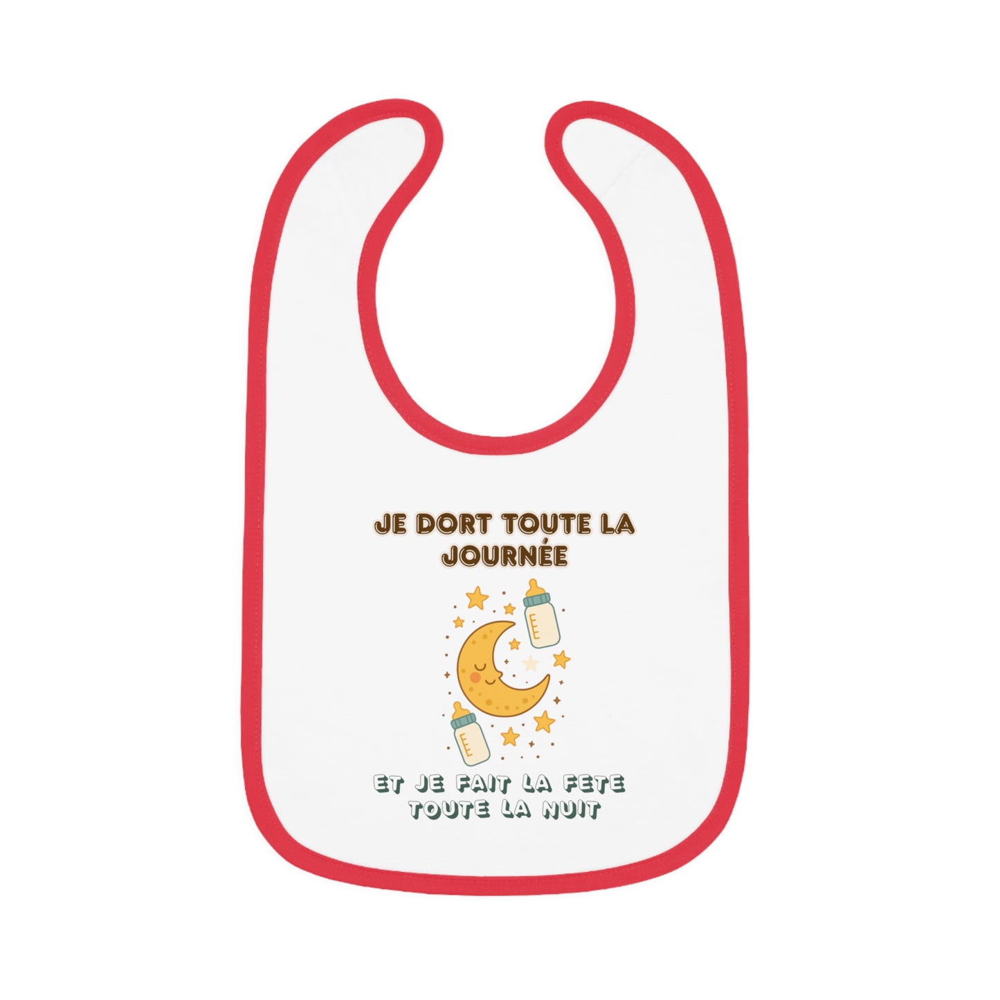 Personalized Baby Bib – Soft, Stylish & Practical | Je Dort Toute La Journèe