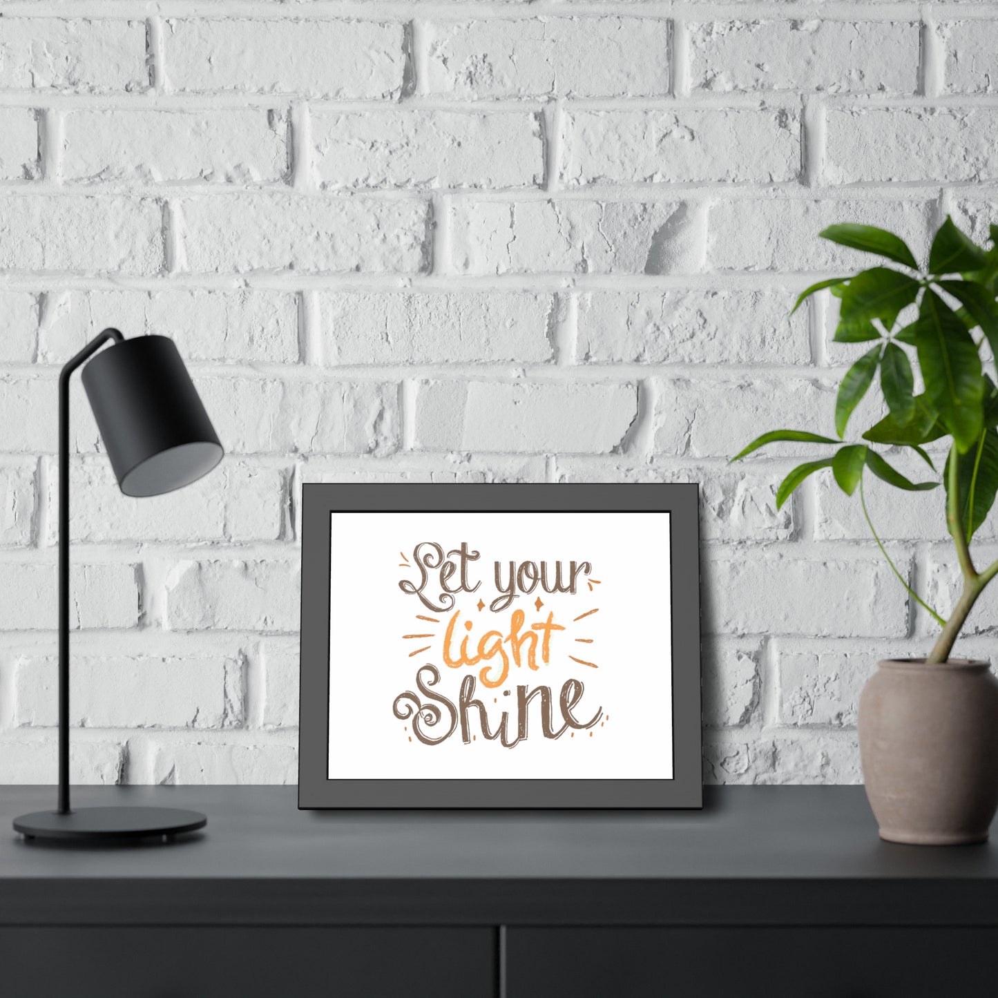 Let Your Light Shine | Poster Frame