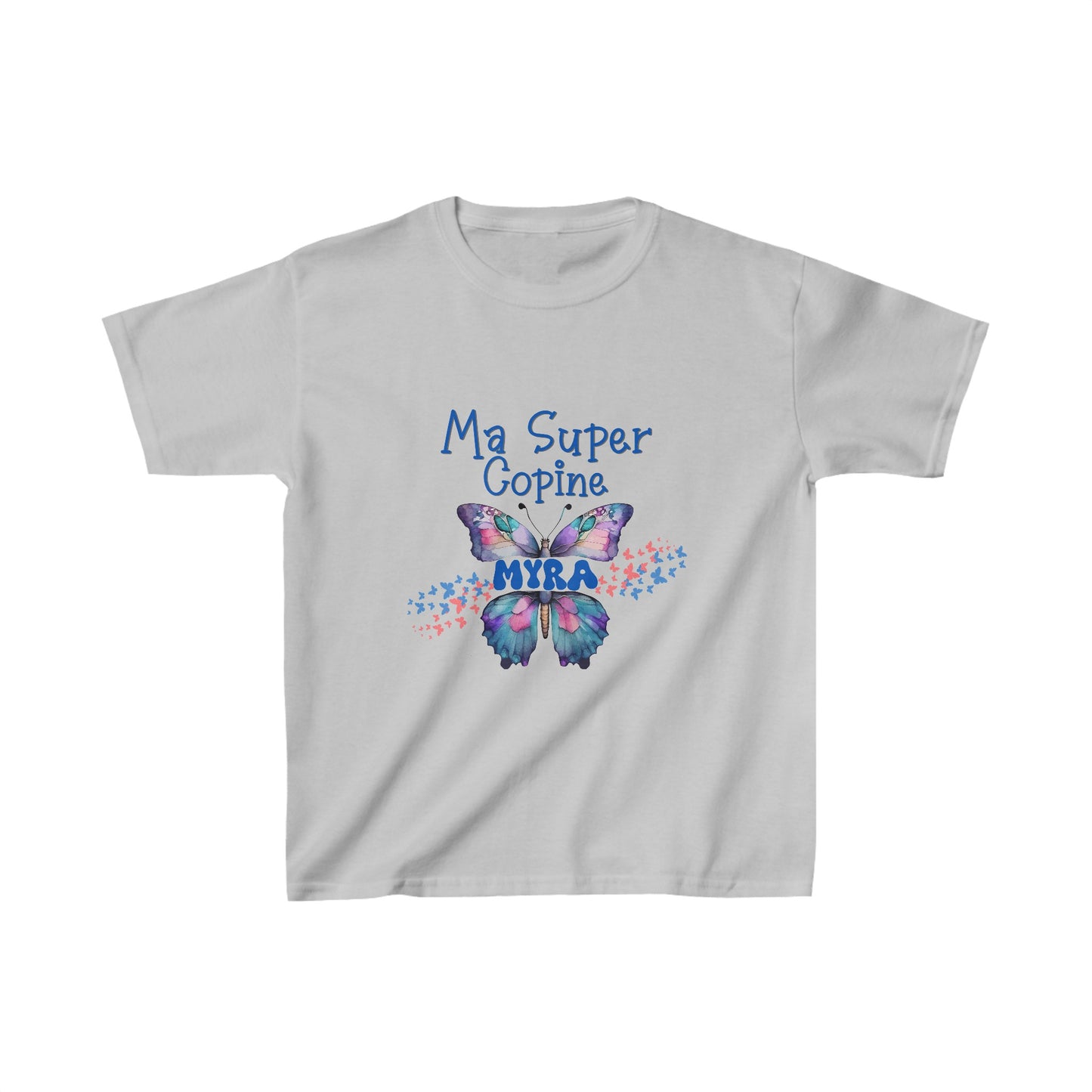 Personalized Kids Cotton T-shirt - Ma Copine Myra