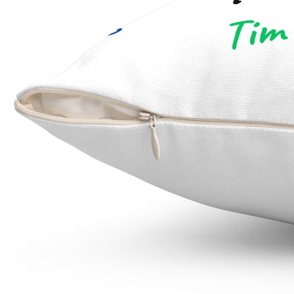 Bonne Chance | Polyester Square Pillow