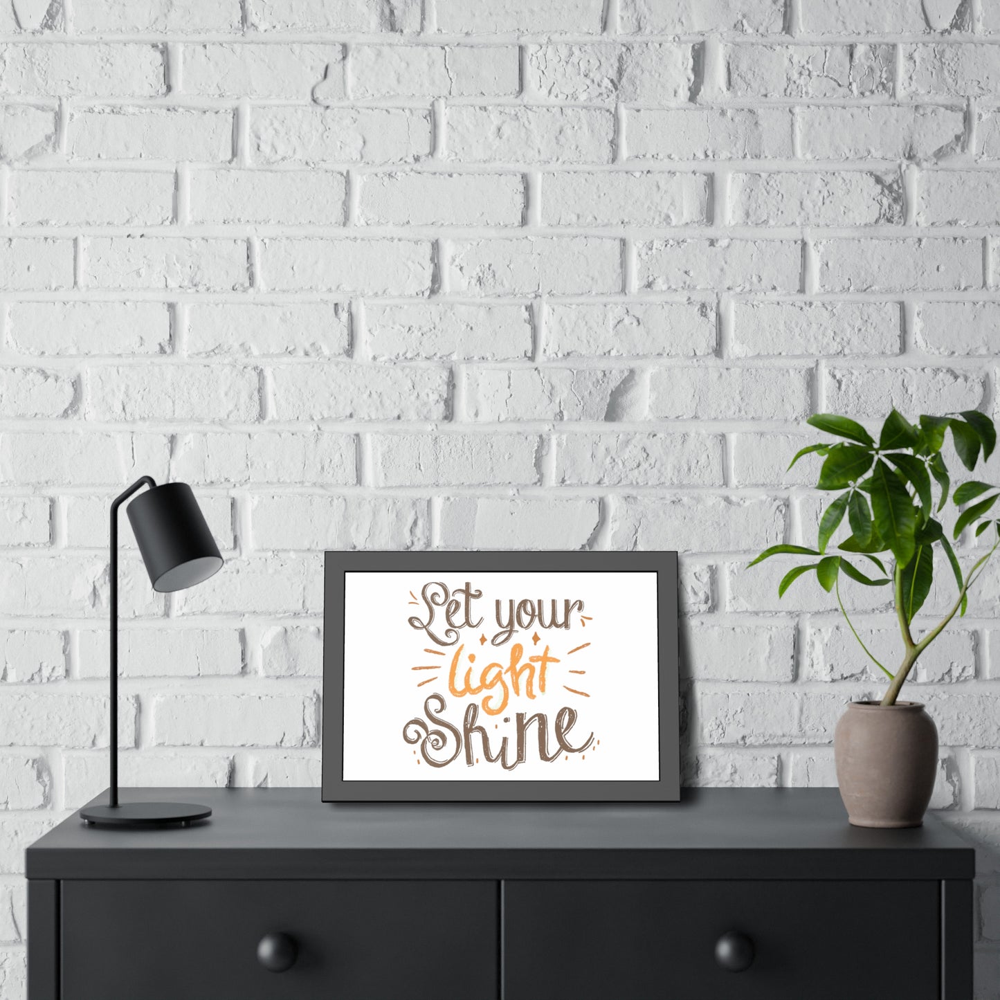 Let Your Light Shine | Poster Frame