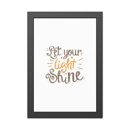 Let Your Light Shine | Poster Frame