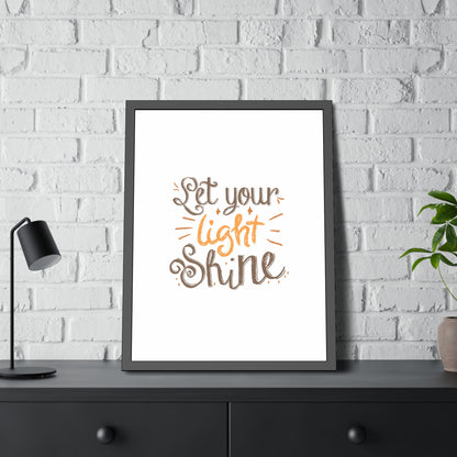 Let Your Light Shine | Poster Frame