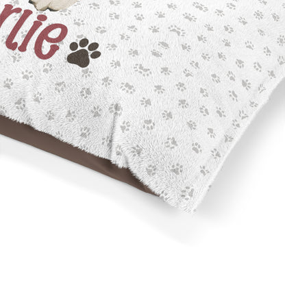 Pet Name - Charlie | Personalized Cozy Pet Bed for Your Furry Friend