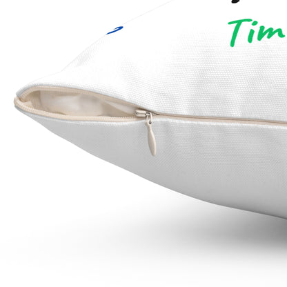 Bonne Chance | Polyester Square Pillow