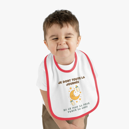 Personalized Baby Bib – Soft, Stylish & Practical | Je Dort Toute La Journèe