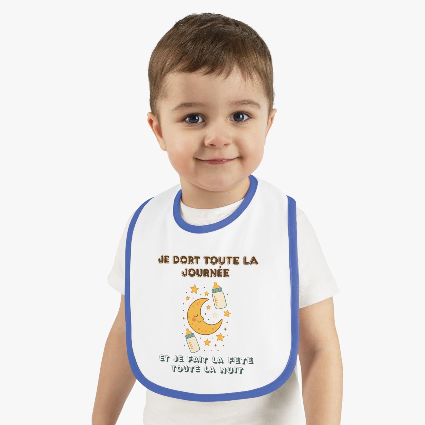 Personalized Baby Bib – Soft, Stylish & Practical | Je Dort Toute La Journèe