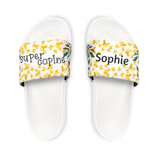 Personalized Kids Slide Sandals - Super Copine